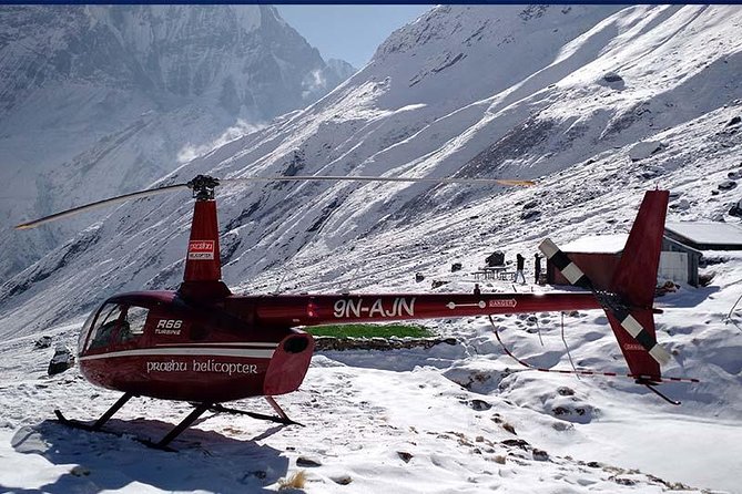 Helicopter Tour to Annapurna Region With Landing at Base Camp - Itinerary and Duration