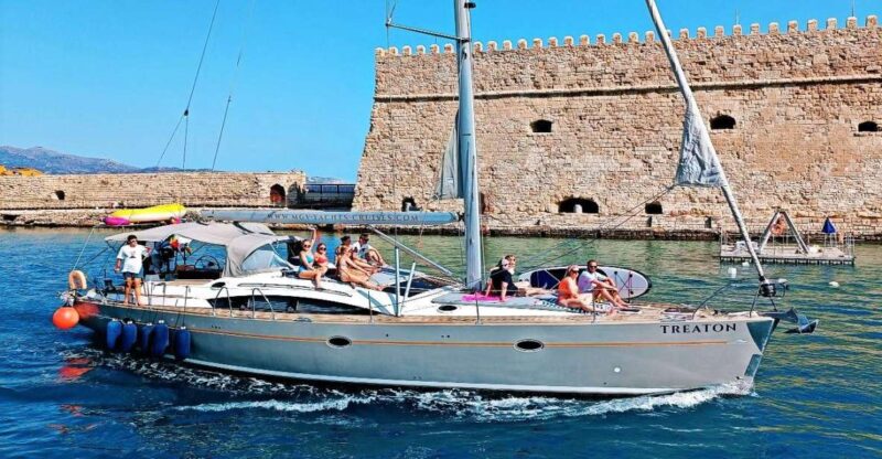 Heraklion: Dia Island Luxury Sailing Trip - up to 14 Guests - Itinerary Details
