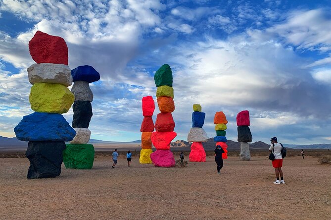 Hoover Dam Walk-On-Top Tour With Seven Magic Mountains - Itinerary Highlights