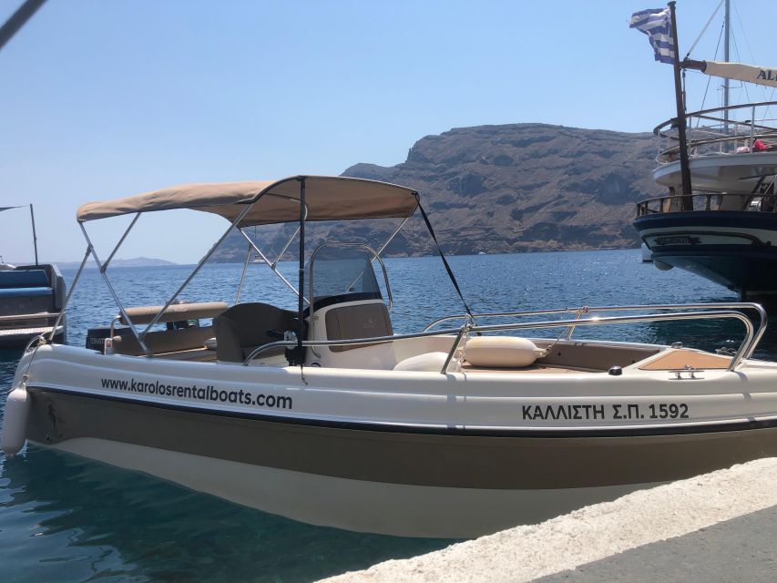 Karolos Rental Boats Santorini - Experience and Itinerary