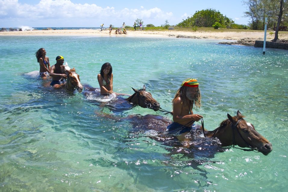 Kingston: Horseback Ride and Swim Excursion - Splashing in the Caribbean Sea