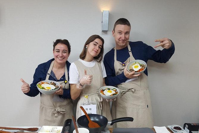 Korean Cooking Class in Haeundae, Busan - Cooking Station and Instruction