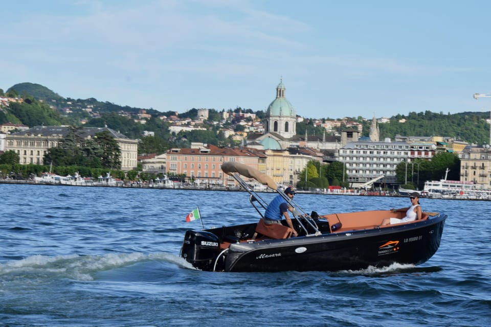 Lake Como: Boat Ride With an Elegant Black Boat - Itinerary and Highlights