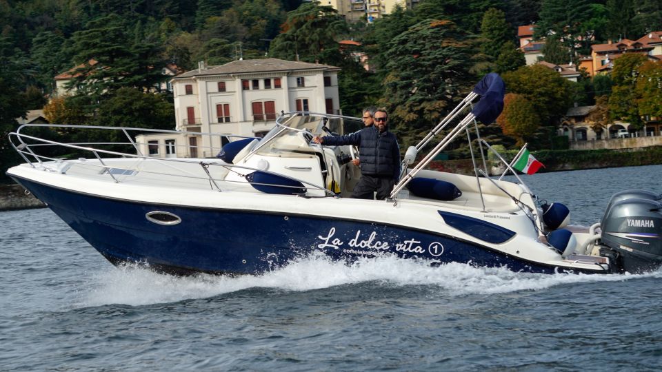 Lake Como: La Dolce Vita Private Tour 2 Hours Eolo Boat - Itinerary