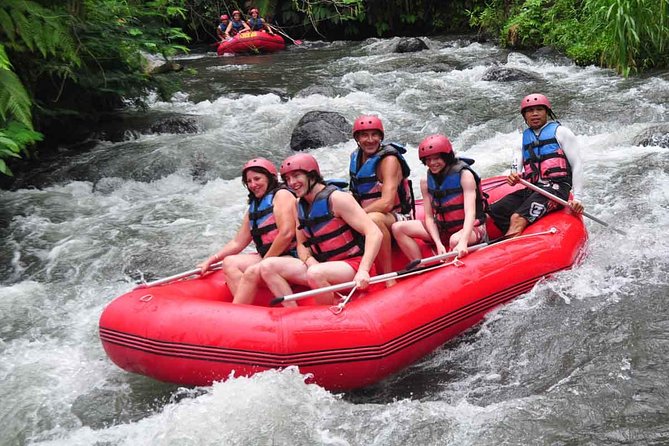 (Less Stairs) Bali Telaga Waja Rafting & Zipline - Lunch, Transfer - Rafting the Telaga Waja River