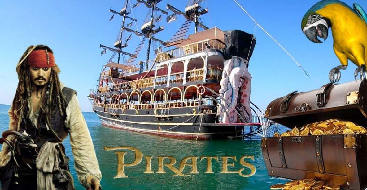 Marmaris Pirate Boat W/ Lunch, Unlimited Drinks & Foam Party - Itinerary and Activities