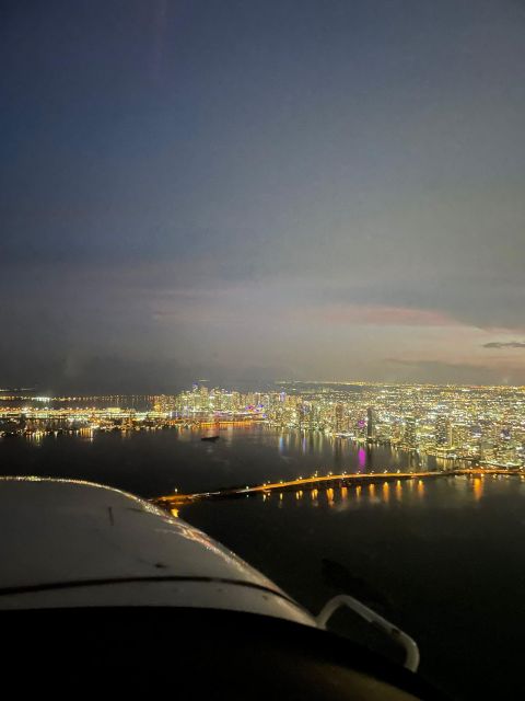 Miami Beach: Night Lights Private Air Tour - Free Champagne - Booking and Cancellation