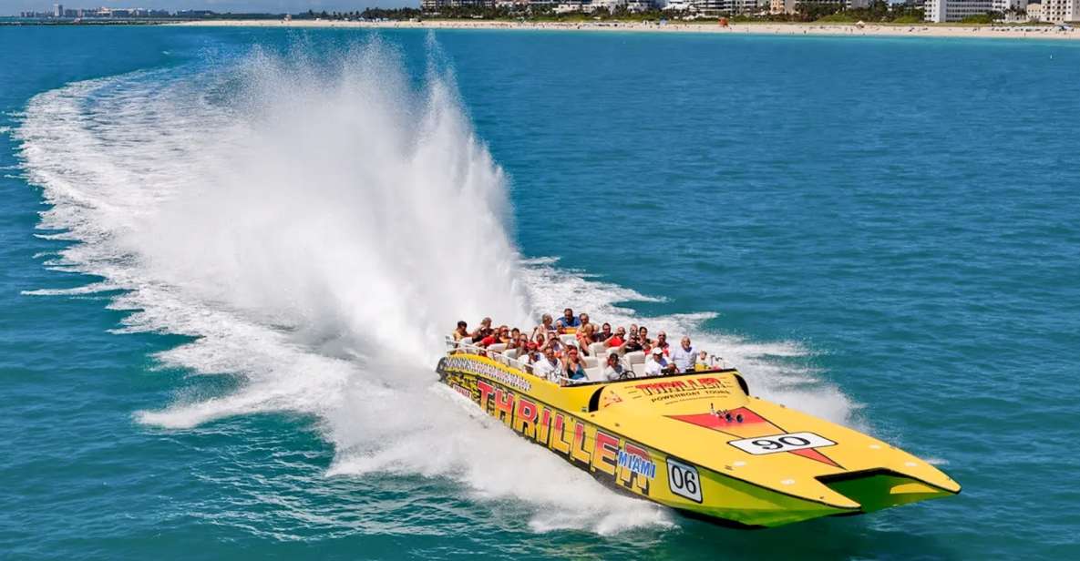 Miami: Sightseeing Speedboat Tour - Cruise Along Star Island