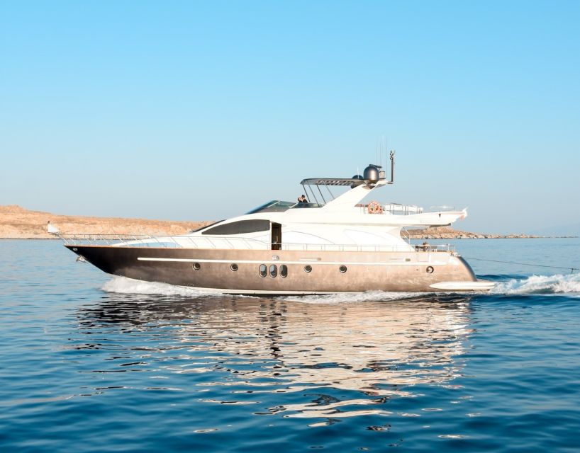 Mykonos: Private Luxury Yacht Cruise With Snacks and Drinks - Yacht Specifications and Amenities