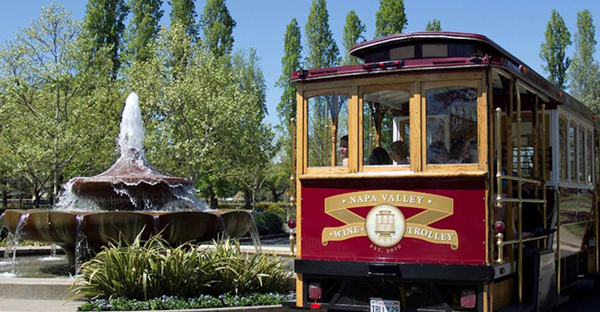 Napa Valley: Wine Tasting Tour by Open Air Trolley & Lunch - Highlights of the Tour