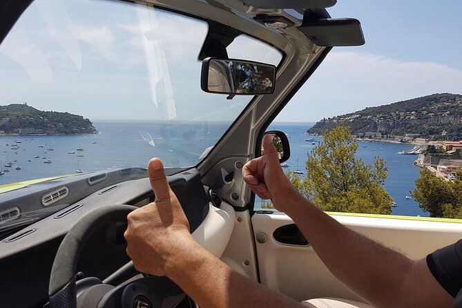 Nice-Monaco-Eze-Nice in 4 Seats Electric Convertible You Drive - Itinerary and Scenic Route