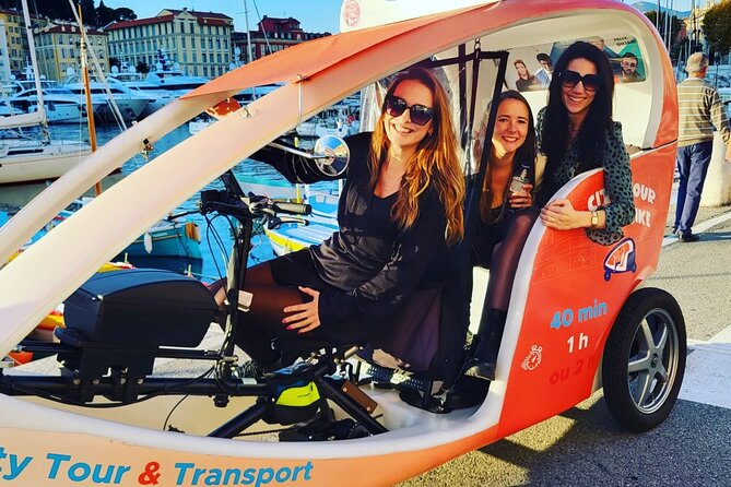 Nice: Visit of Nice by Electrically Assisted Bike Taxi 1 Hour. - Inclusions and Exclusions