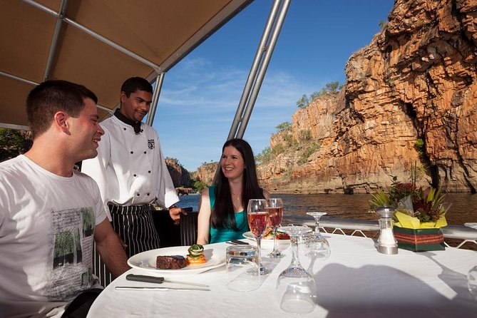 Nitmiluk (Katherine) Gorge 3.5-Hour Sunset Dinner Boat Tour - On-Board Dining Experience