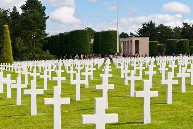 Normandy Battlefields Day Trip: Omaha, Sword & British Airborne Sector (A1B2) - Itinerary and Duration