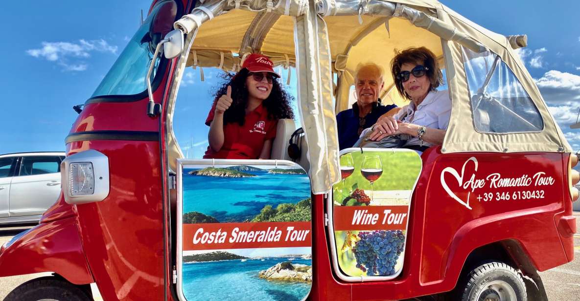 Olbia: 2-Hour City and Beach Tour by Tuk Tuk - Itinerary Details