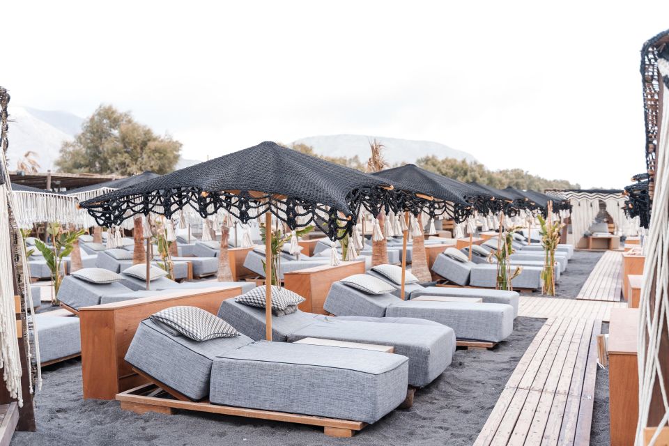 Perivolos Beach: Sun-Bed Experience FortyOne Bar Restaurant - Booking Your Experience