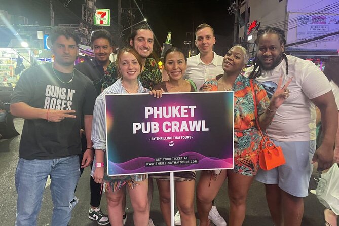 Phuket Guided Pub Crawl - Meeting and Pickup Details