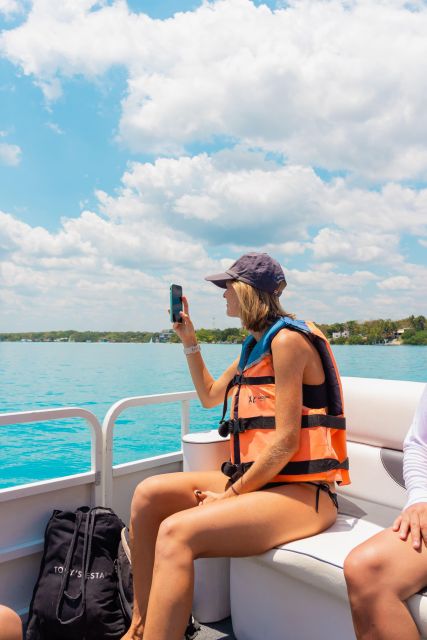 Pontoon Tour in Bacalar Seven Colors Lagoon - Swimming Opportunities