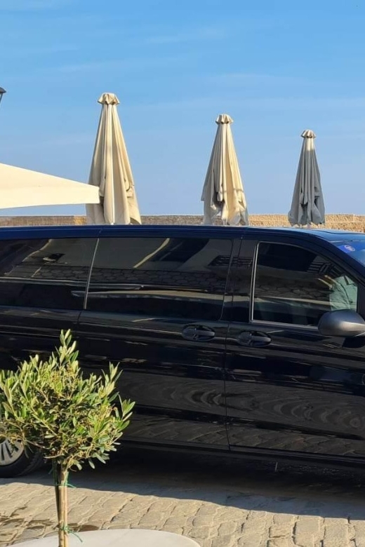 Private Airport Transfers From Chania Airport to Maleme - Vehicle and Amenities