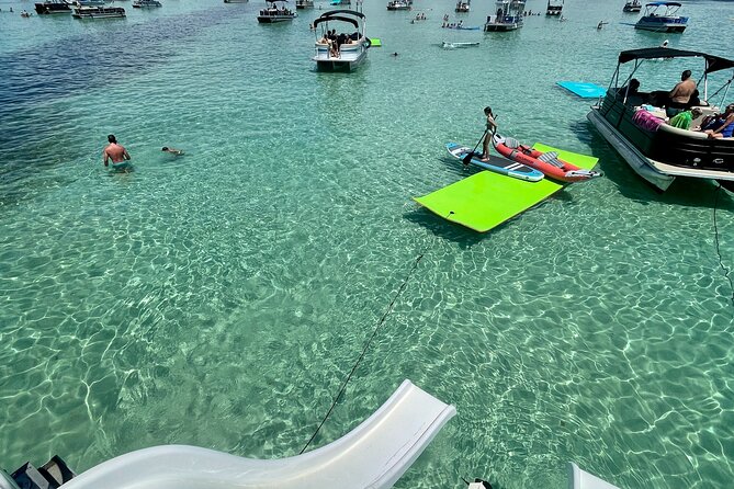Private Crab Island Double Slides Pontoon Charter - Itinerary Customization Options