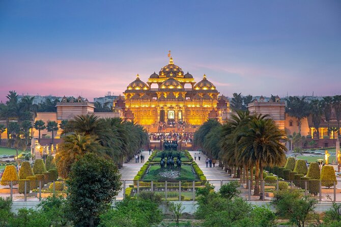 Private Evening Tour of Akshardham Temple With Musical Fountain Show - Highlights of the Tour