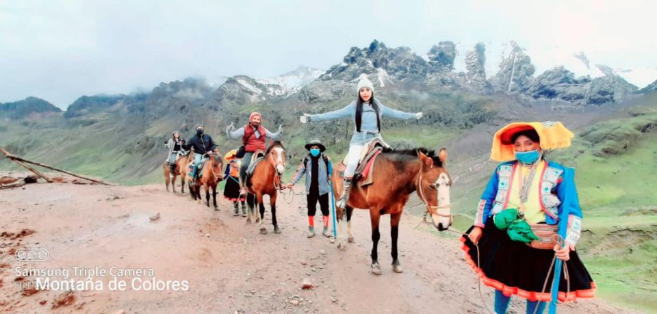 Rainbow Mountain Horseback Riding Tour + Buffet Lunch - Itinerary Details