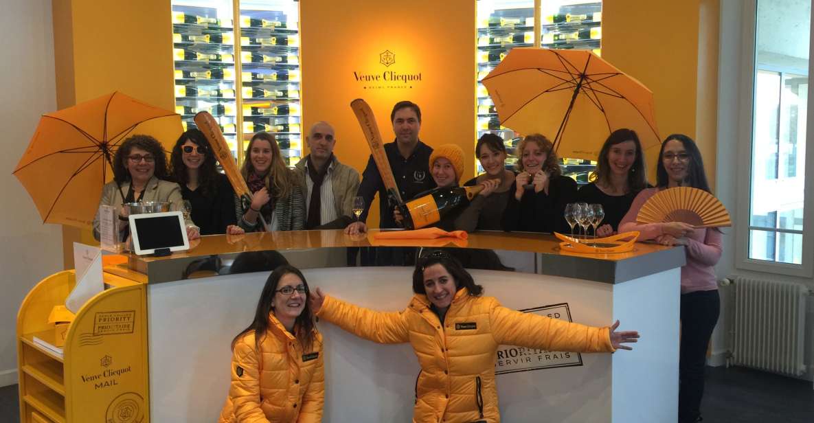 Reims/Epernay: Private Veuve Clicquot Champagne Tasting Tour - Itinerary Highlights