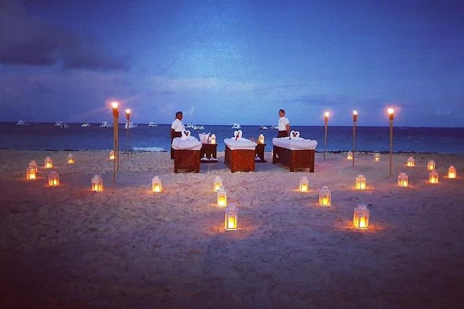 Romantic Punta Cana Moonlight Beach Massage for Two - Package Inclusions