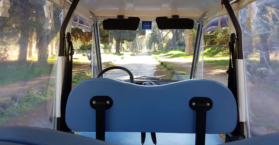 Rome: Appian Way Private Tour by Golf Cart -Official Partner - Itinerary