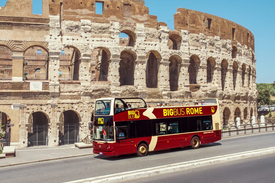 Rome: Big Bus Hop-On Hop-Off Sightseeing Tour W/ Audio Guide - Included Features