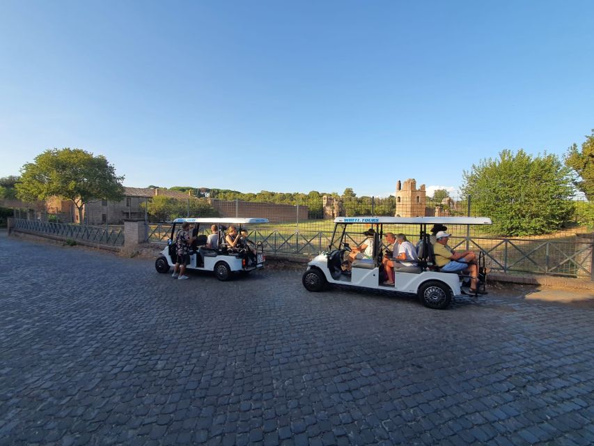 Rome: Catacombs and Appian Way Golf Cart Small-Group Tour - Inclusions and Restrictions