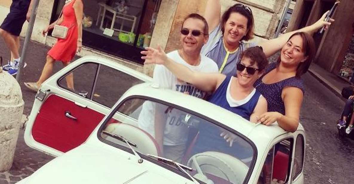 Rome Driving Tour By Vintage Fiat 500 - Navigating Romes Historic Streets