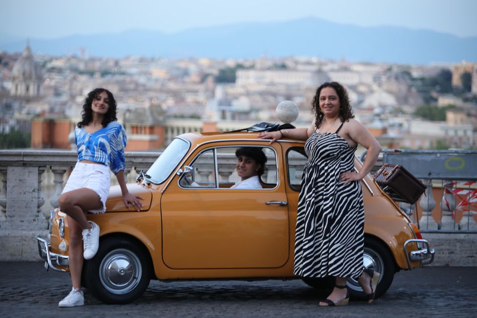 Rome Fiat 500 Vintage City Photo Tour - Vintage Fiat 500 Cinquecento