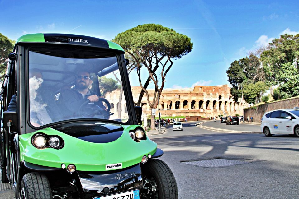 Rome: Golf Cart Tour With Artisanal Gelato Tasting - Itinerary Highlights