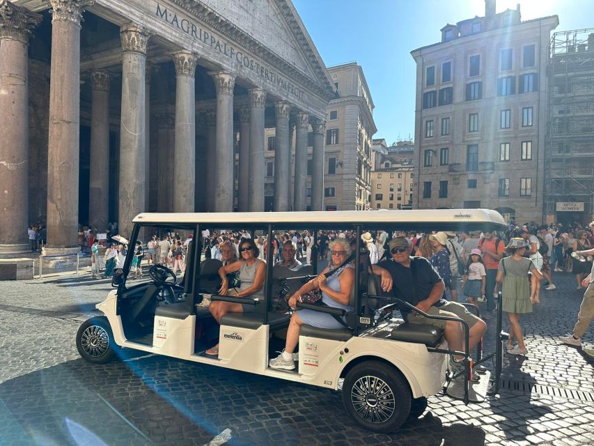 Rome: Hidden Gems and Catacombs Tour by Golf Cart - Booking Information