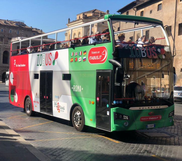 Rome: Open-Top Hop-On Hop-Off Bus City Tour - Audio Guide and Accessibility