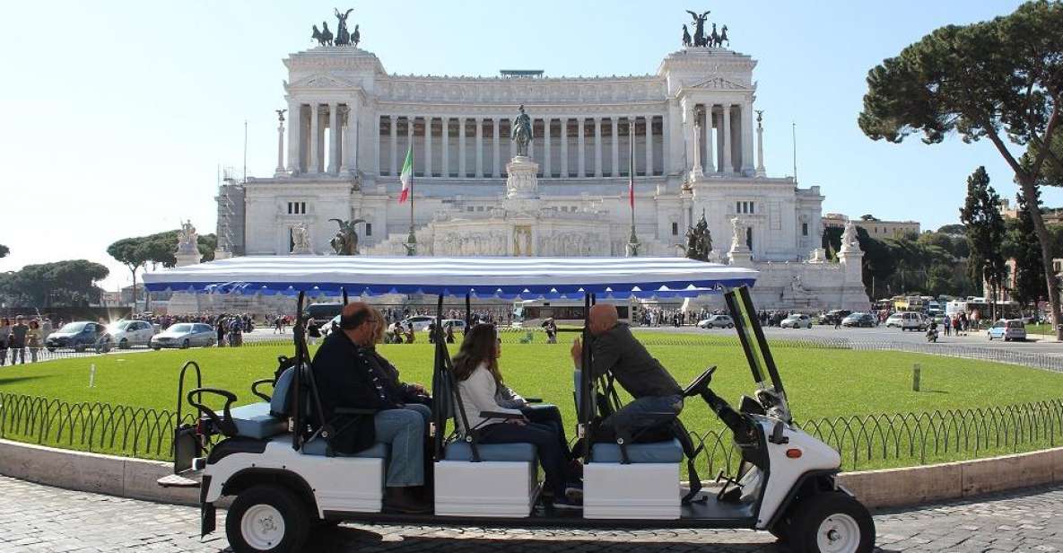 Rome: Private Guided City Highlights Tour by Golf Cart - Tour Romes 7 Hills