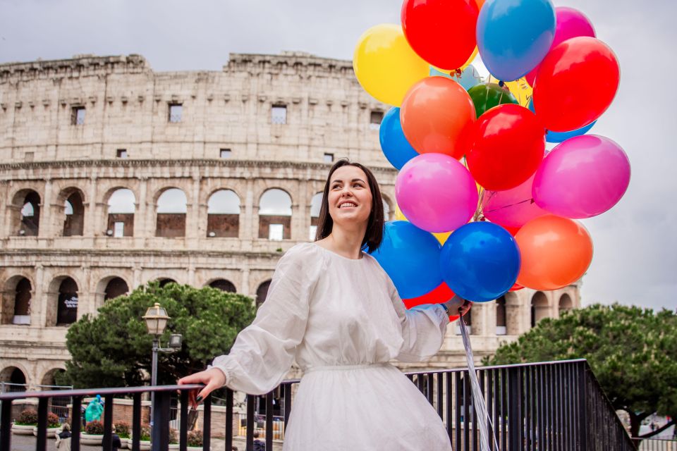 Rome: Professional Photoshoot With Balloons - Booking Options