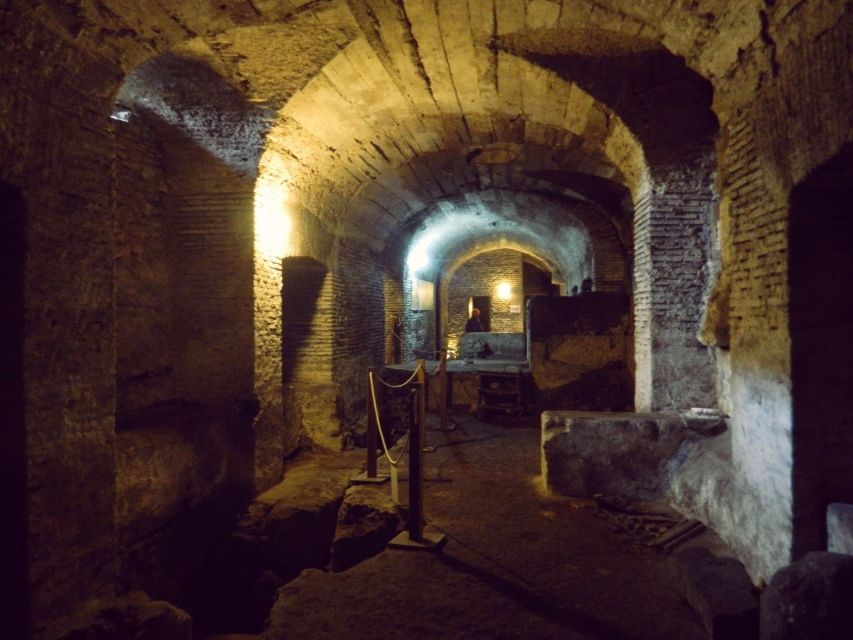 Rome: Tour to Discover Underground Secrets, Small Group - Inclusions