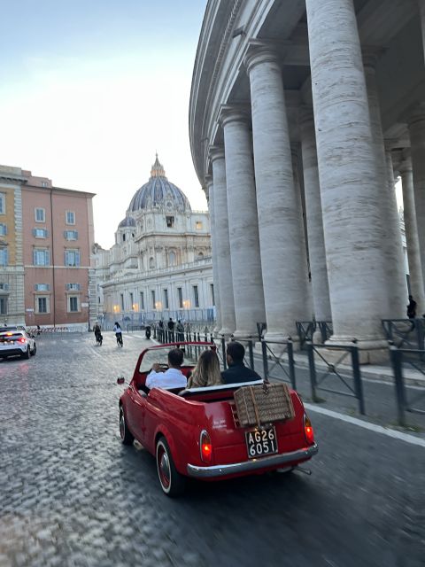 Rome: Vintage Fiat 500 Cabriolet Private City Tour - Highlights