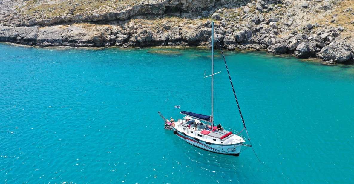 Sailing Tour Around Lindos With Food and Drinks - Itinerary