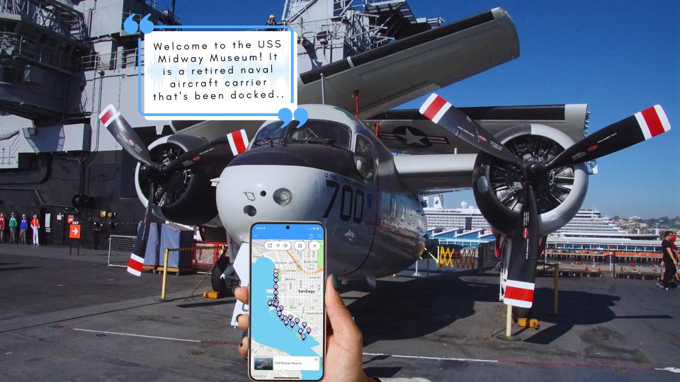 San Diego: Waterfront Smartphone Audio Walking Tour - Historical Landmarks and Naval Vessels