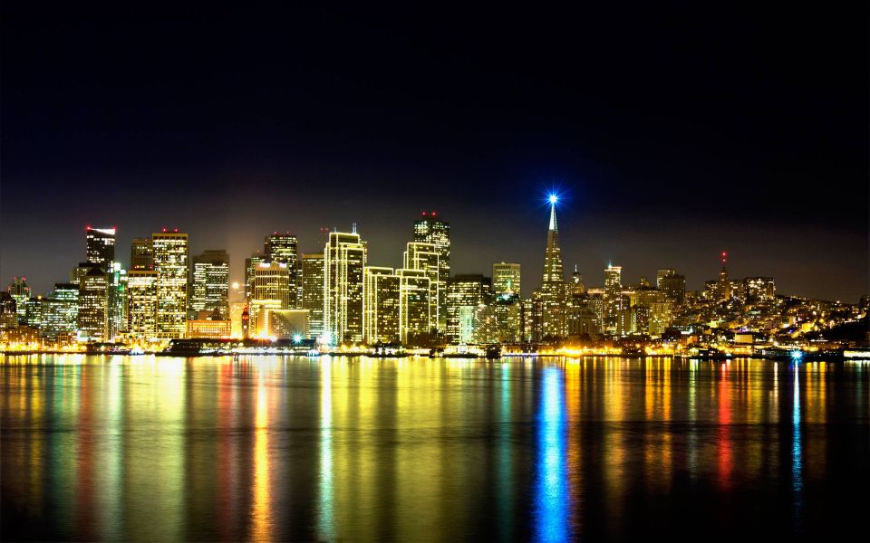 San Francisco: City Lights Sail Under the Full Moon - Highlights