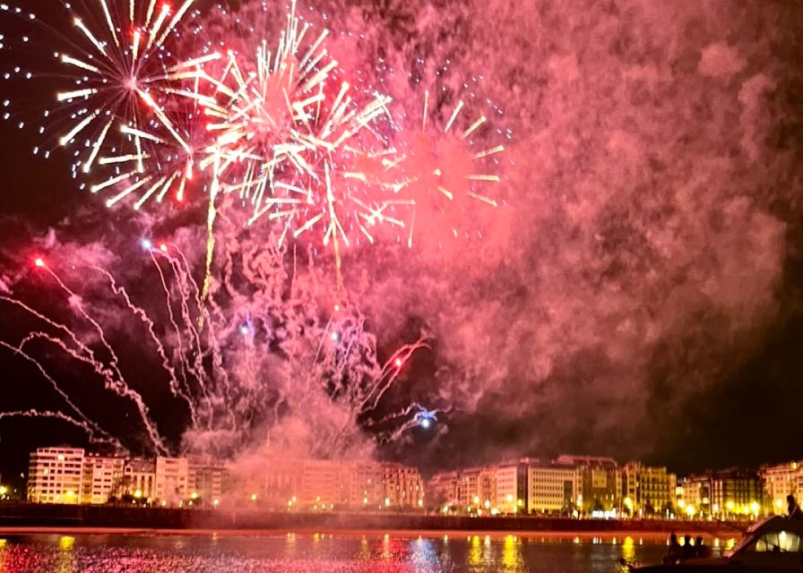 San Sebastian: Yacht Cruise With Fireworks Experience - Fireworks Celebration