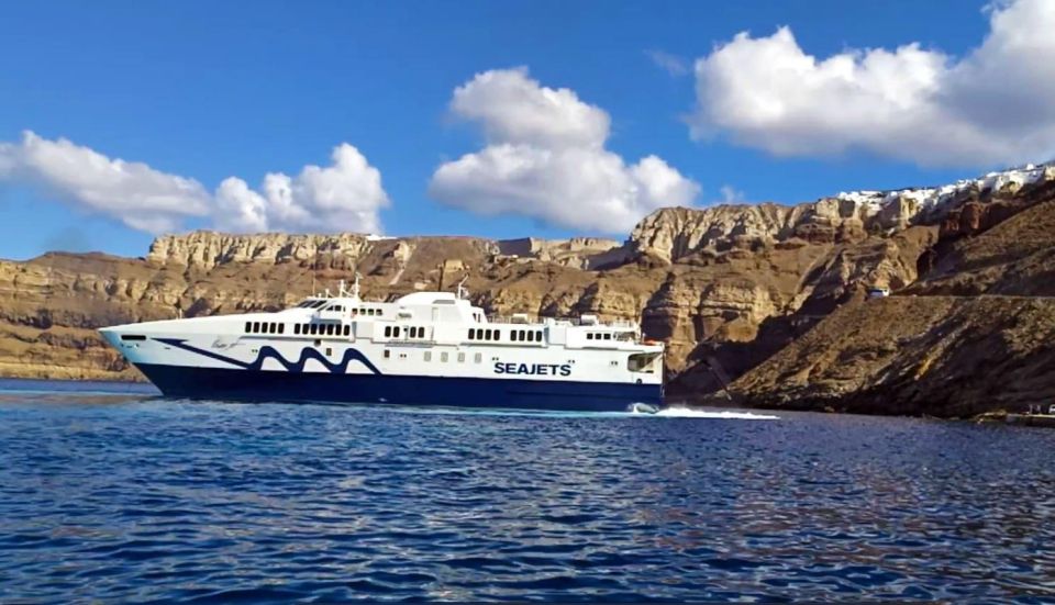 Santorini Island: Guided Tour From Heraklion Crete - Itinerary Highlights