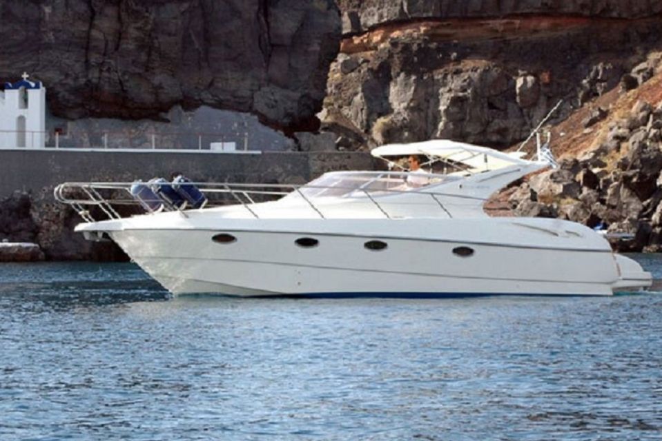 Santorini: Private Yacht Cruise With Open Bar and Meal - Itinerary Highlights