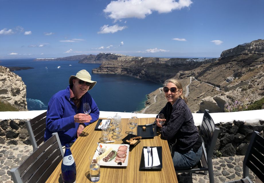 Santorini: Wine Tasting Tour With 12 Tastings and Snacks - Itinerary and Wineries