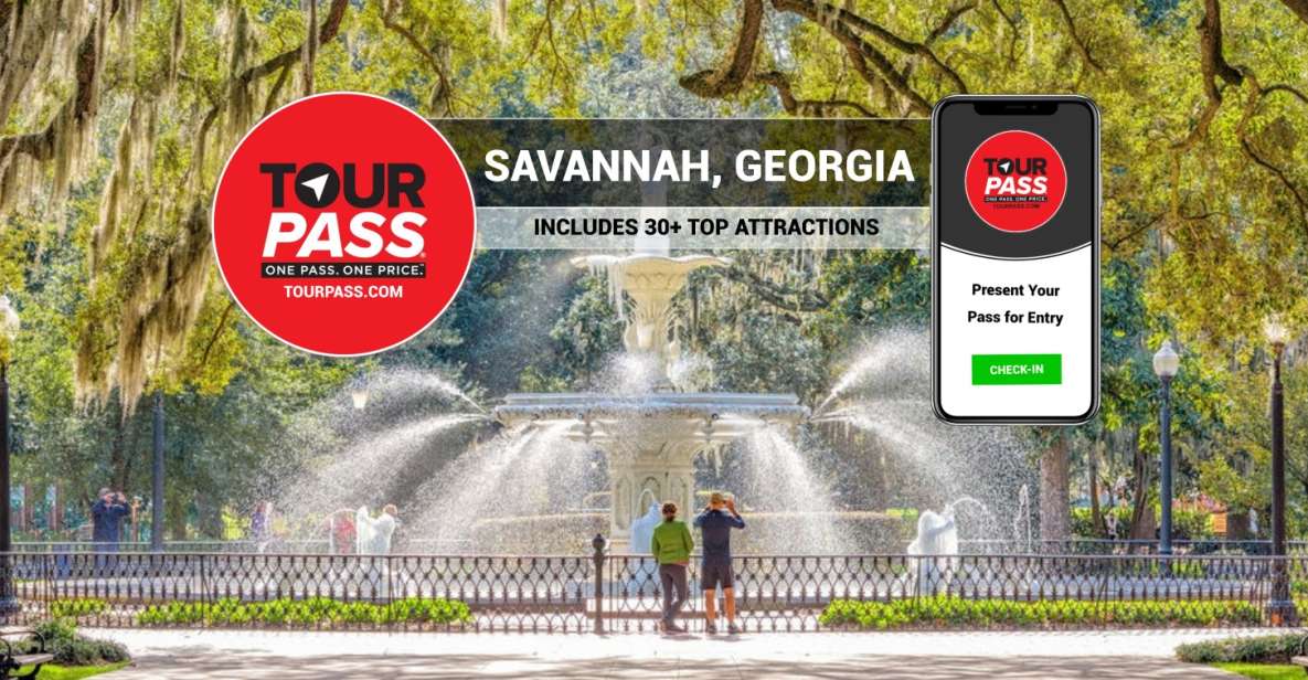 Savannah: Full Admission Tour Pass for 30+ Tours - Included Tours/Attractions