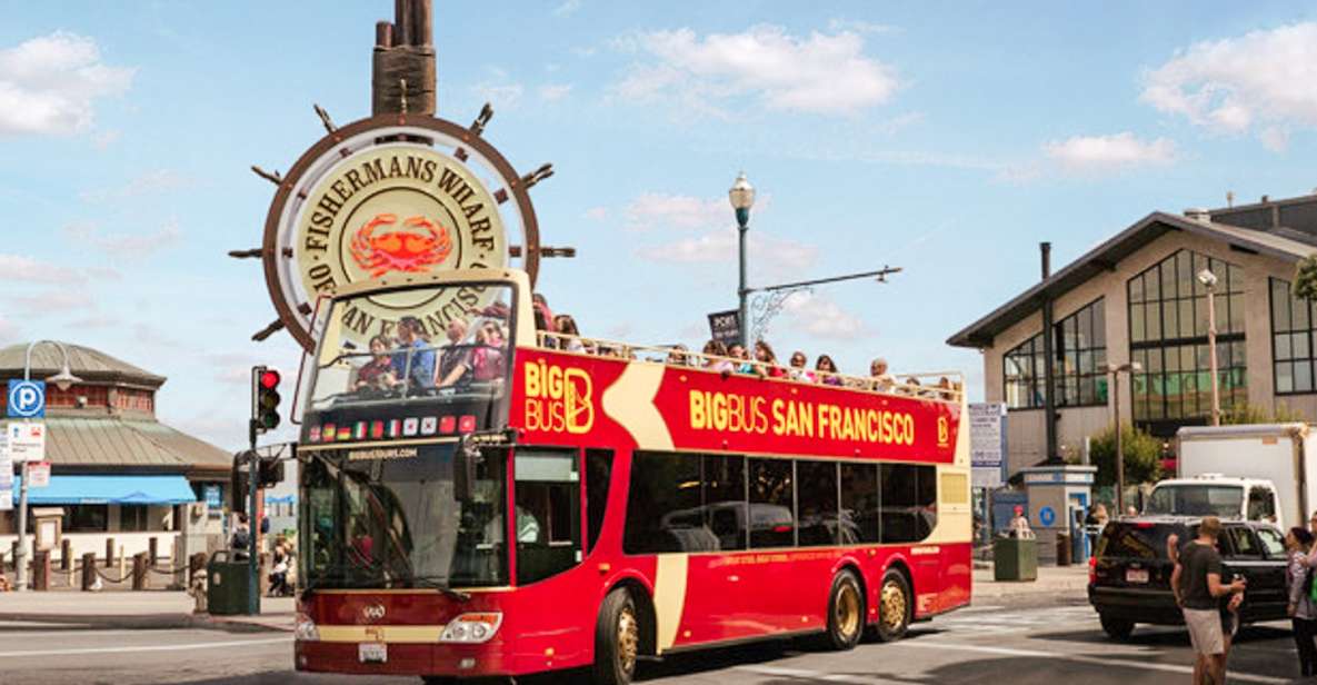 SF: 1-Day Hop-On Hop-Off Tour & Golden Gate Bay Cruise - Route and Highlights