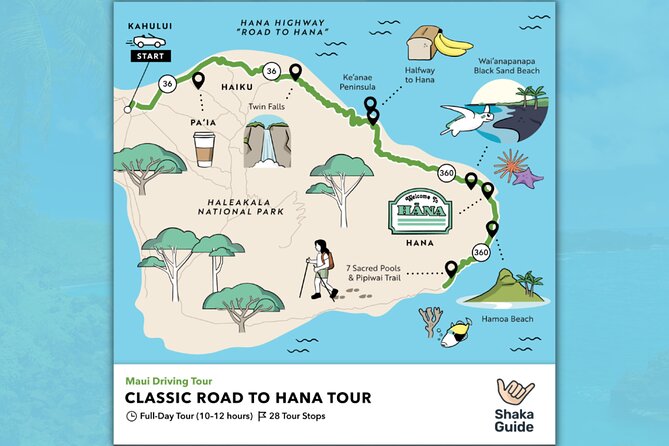 Shaka Guide Maui Classic Road to Hana Audio Driving Tour - Key Features of the Audio Tour